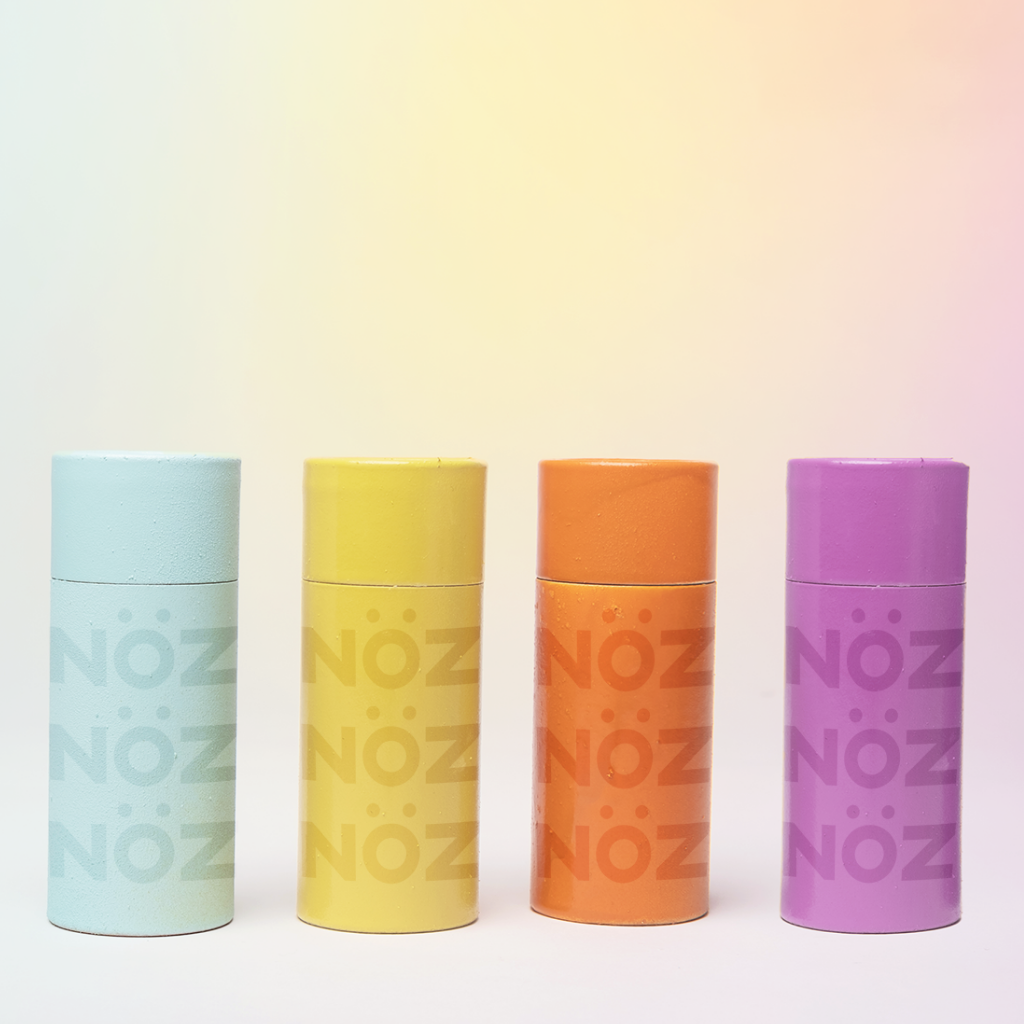 Several SPF sticks for your nose in multiple color options